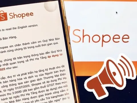 Shopee lý giải mục đích thu phí hạ tầng 3.000 đồng mỗi đơn hàng