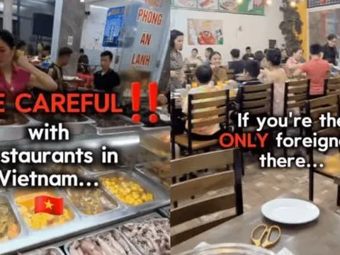 Du khách khuyên nên "cẩn thận" khi bước vào quán ăn toàn người Việt chỉ vì lý do này