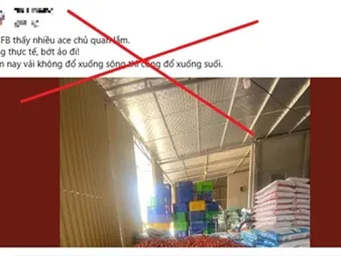 Xử phạt người tung tin vải thiều Bắc Giang ngâm hóa chất