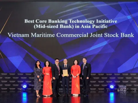 MSB nhận giải thưởng uy tín về Công nghệ Ngân hàng lõi