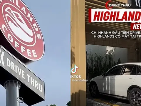 Highlands Coffee mang mô hình "drive-thru" về Việt Nam: Đặt đồ, lấy đồ đều không cần phải xuống xe