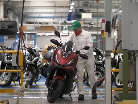 Xe tay ga nhiều người mong bất ngờ xuất hiện trong phóng sự nhà máy Honda Việt Nam: Sắp bán chính hãng?