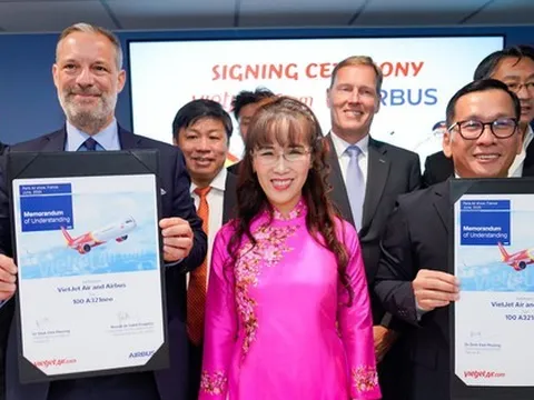 Vietjet đặt hàng mới 100 máy bay A320/ A321neo