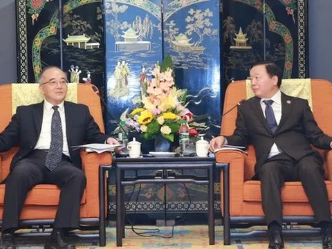 Phó Thủ tướng Trần Hồng Hà tiếp lãnh đạo 2 doanh nghiệp năng lượng, xây dựng giao thông lớn của Trung Quốc