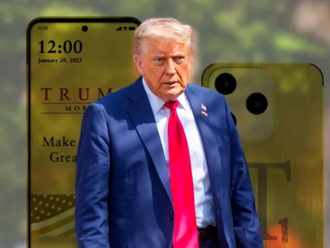 Tổng thống Trump ra mắt chiếc điện thoại mạ vàng