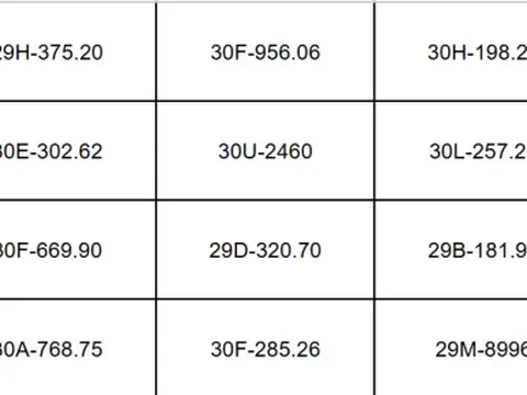 Các chủ xe Hà Nội có biển số sau đây nhanh chóng nộp phạt nguội theo Nghị định 168