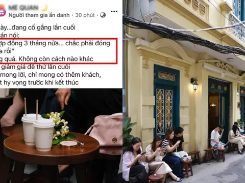 Quán cà phê nổi tiếng Hà Nội bỗng bị đồn đóng cửa vì "lỗ nặng", chủ quán hốt hoảng lên tiếng