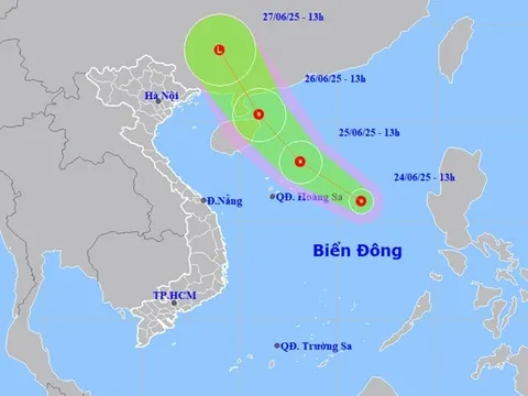 Áp thấp nhiệt đới hình thành trên Biển Đông