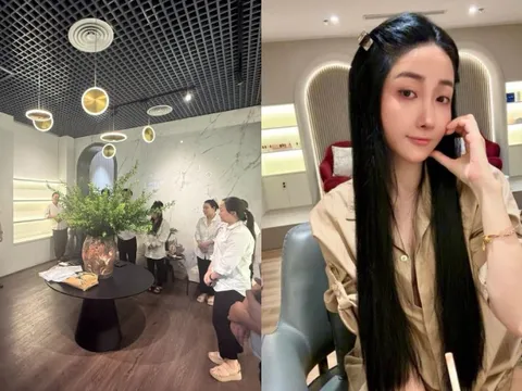 Cận cảnh cửa hàng tại trung tâm Hà Nội của Tiktoker Vũ Hồng Phúc "Cún Bông" vào thời điểm bị khám xét