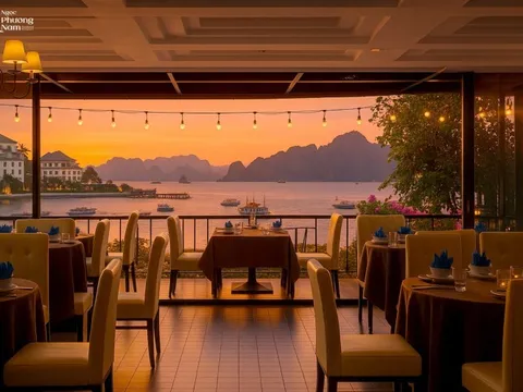 Nhà hàng Ngọc Phương Nam - Trải nghiệm ẩm thực cùng hoàng hôn trên Vịnh Hạ Long