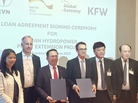 EVN vay một ngân hàng Đức 65 triệu Euro để mở rộng Nhà máy Thủy điện Trị An