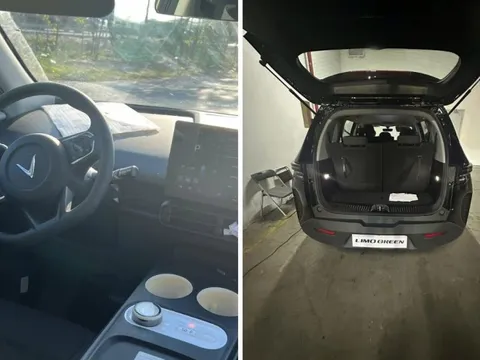 Lộ thêm ảnh thật nội thất VinFast Limo Green, một thứ "lấy" từ xe tiền tỉ?