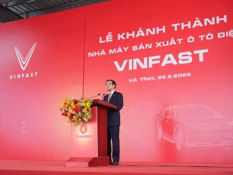 Vinfast khánh thành nhà máy sản xuất ô tô điện tại Hà Tĩnh