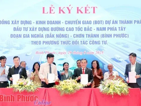 Liên danh Vingroup - Techtra ký kết xây cao tốc gần 20.000 tỷ đồng với tỉnh Bình Phước