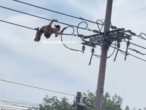 Người phụ nữ bò trên đường dây điện khiến cả phố hoảng sợ : Tình trạng sức khỏe sau khi bị ngã xuống