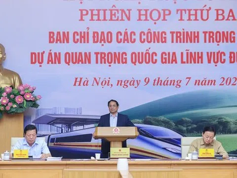 Thủ tướng chủ trì Hội nghị về các công trình, dự án đường sắt