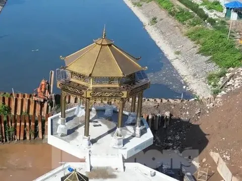 Kiến trúc 'khác lạ' của đập dâng sông Tô Lịch: Chủ đầu tư nói gì?