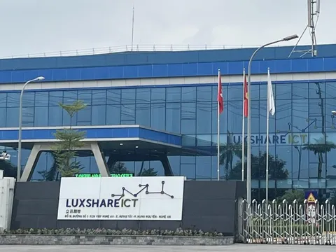 Luxshare-ICT được hưởng thuế thu nhập doanh nghiệp 0% tại Nghệ An