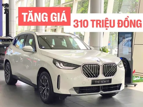 BMW X3 tăng giá hơn 300 triệu đồng nhưng vẫn rẻ hơn GLC 300, thêm cảnh báo điểm mù