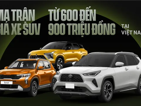 Ma trận 16 xe giá 600-900 triệu đồng: Mitsubishi Destinator về Việt Nam 'chen chân' vào đâu?