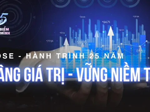 HOSE và hành trình 25 năm “Nâng giá trị - Vững niềm tin”