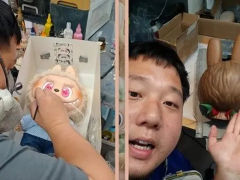 Nở rộ nghề 'bác sĩ' chuyên sửa Labubu