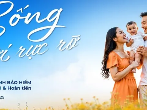 'Sống đời rực rỡ' với ưu đãi về bảo hiểm tại Sacombank