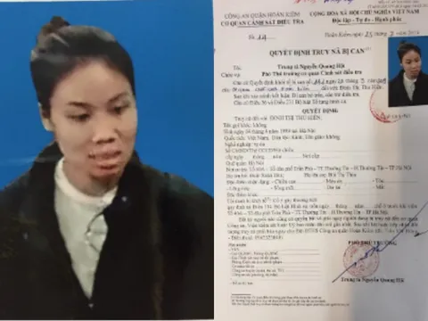 Truy nã Đinh Thị Thu Hiền sinh năm 1989