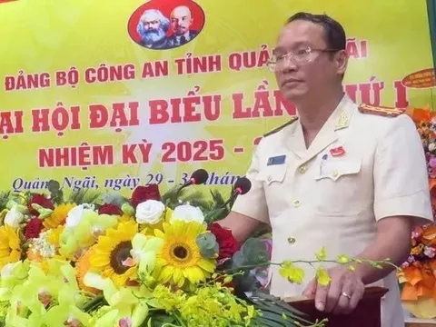 Đại tá Hồ Song Ân được chỉ định làm Bí thư Đảng ủy Công an tỉnh Quảng Ngãi