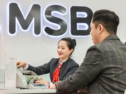 Tăng trưởng tín dụng của MSB đạt 13,39%