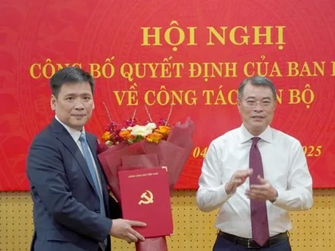 Ban Bí thư bổ nhiệm đồng chí Nguyễn Thanh Bình giữ chức Phó Trưởng Ban Tổ chức Trung ương