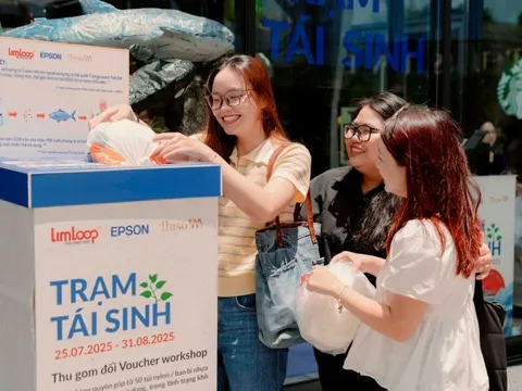 Epson mở trạm tái sinh, lan tỏa lối sống xanh đến cộng đồng