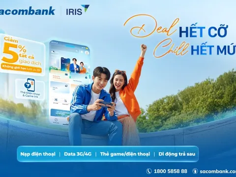 Nạp điện thoại, thẻ game – Hoàn ngay 5% cùng Sacombank Pay