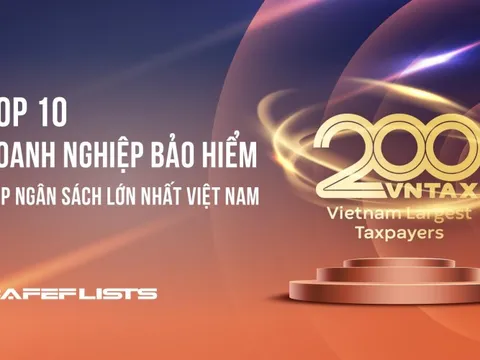 Công bố 10 Công ty Bảo hiểm nộp ngân sách lớn nhất Việt Nam