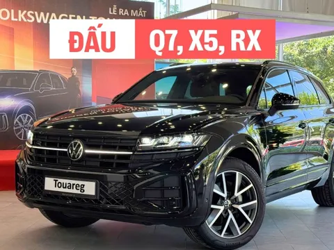 VW Touareg thêm 2 bản mới, đã về đại lý: Giá tới gần 3,4 tỷ đồng nhưng vẫn rẻ hơn Audi Q7 cả trăm triệu đồng, chưa có ADAS