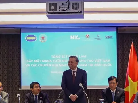 Tổng Bí thư: Mạng lưới Đổi mới sáng tạo Việt Nam tại Hàn Quốc sẽ là cầu nối đưa tinh hoa, tiến bộ của thế giới về với Việt Nam