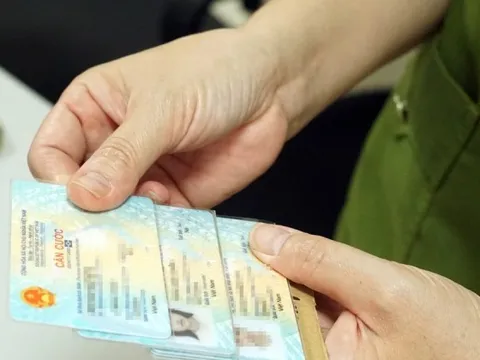 Người dân có thể đổi thẻ Căn cước trên VNeID theo đơn vị hành chính mới