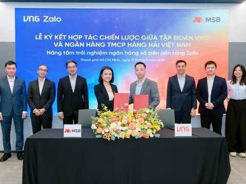 MSB hợp tác VNG nâng tầm trải nghiệm tài chính số