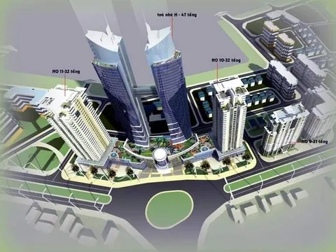 Sau nửa năm 'trắng' doanh thu vì không có dự án, một công ty BĐS bất ngờ công bố đầu tư chung cư 32 tầng tại 'đất vàng' Cầu Giấy, tổng vốn hơn 5.000 tỷ đồng