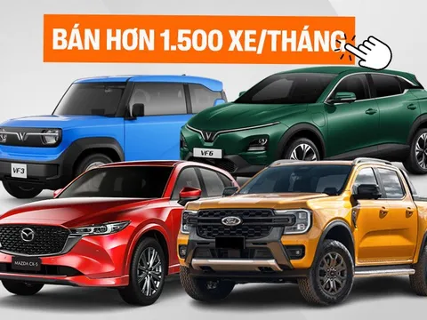 Người Việt đổ xô mua ô tô trước tháng Ngâu: 7 mẫu có doanh số hơn 1.500 xe/tháng, hơn một nửa là xe điện