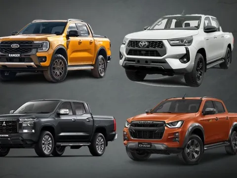 Xe bán tải tháng 7/2025: Bất ngờ gọi tên Toyota Hilux, Ford Ranger không chỉ nhất phân khúc mà còn có thể làm được điều này