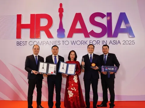 Ngân hàng NCB nhận cú đúp giải thưởng của HR Asia Awards 2025