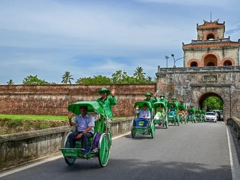 Grab tung thử nghiệm dịch vụ xích lô, chỉ duy nhất có ở Việt Nam