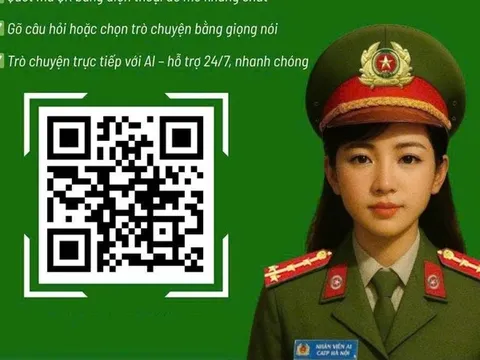 'Cảnh sát AI' Hà Nội trực chiến 24/24, phục vụ người dân trong mọi tình huống