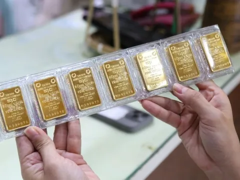 Giá vàng miếng ngày 19/8 tiếp tục neo ở đỉnh lịch sử