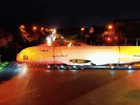 Hà Nội: Phi cơ Airbus 320 'đổ bộ' triển lãm quốc gia bằng giấy phép đặc biệt