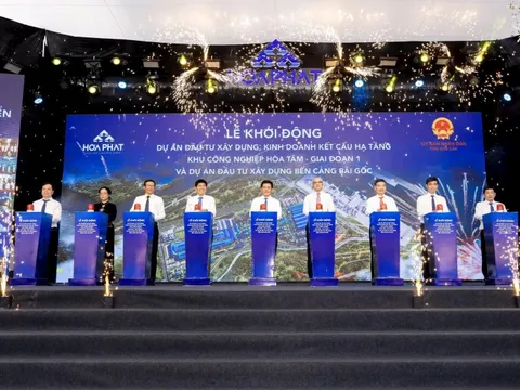 Tỷ phú Trần Đình Long khởi động dự án KCN Hòa Tâm – Giai đoạn 1 và Cảng Bãi Gốc, tổng vốn đầu tư 120.000 tỷ đồng