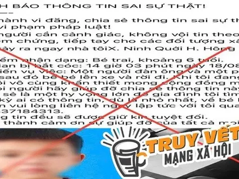 Công an lên tiếng về thông tin “bé 6 tuổi bị bắt cóc” gây xôn xao ở Cà Mau