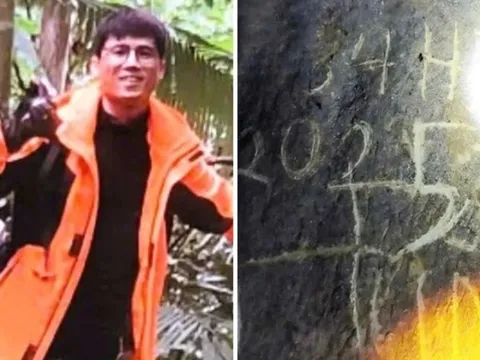 Vụ du khách mất tích ở rừng Cúc Phương: Dòng chữ trên vách đá có thể là gì?