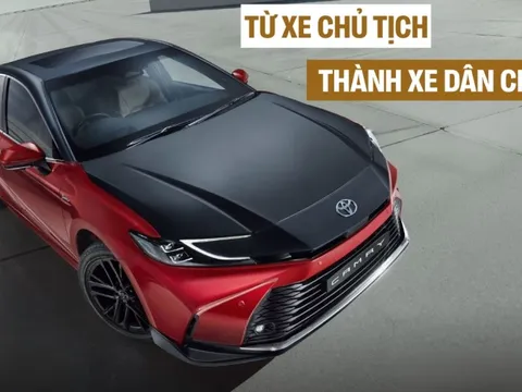 Toyota Camry từ 'xe chủ tịch' thành 'xe dân chơi': Bổ sung bản mới bắt mắt hơn, thêm tiện nghi mà giá không đổi